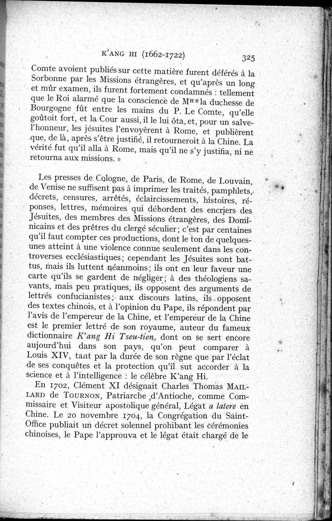 Histoire Générale de la Chine : vol.3 / 327 ページ（白黒高解像度画像）