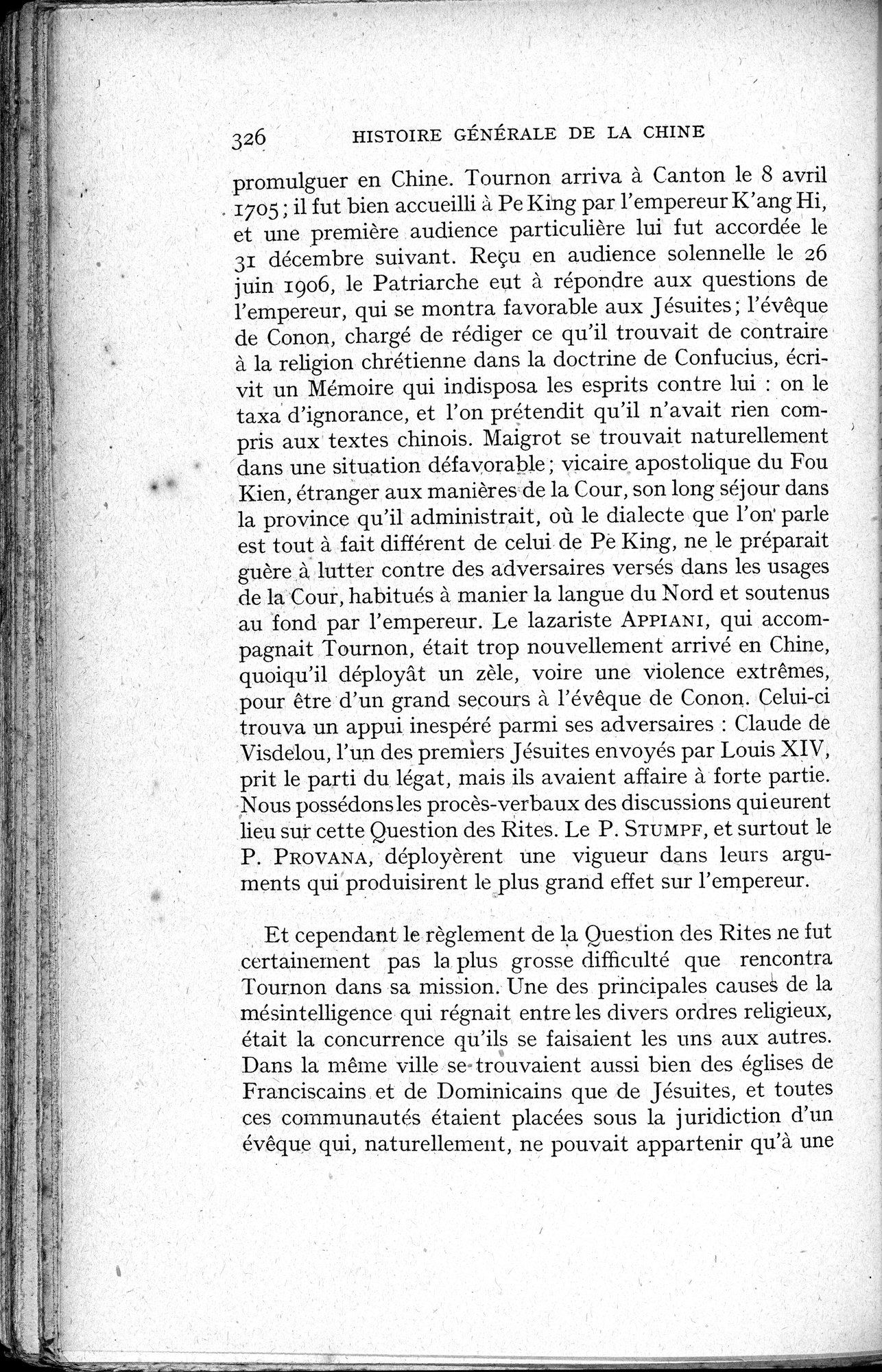 Histoire Générale de la Chine : vol.3 / 328 ページ（白黒高解像度画像）