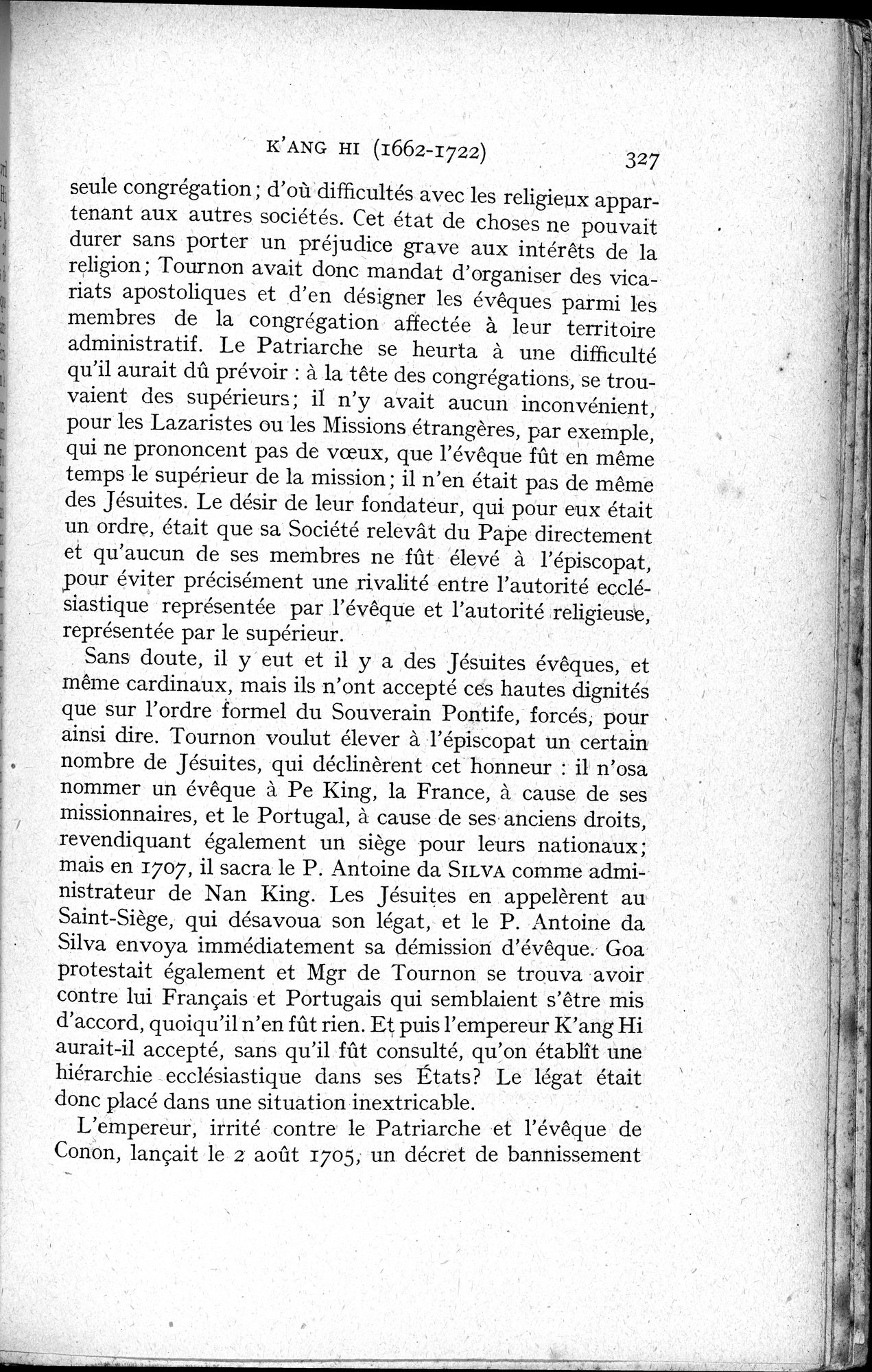 Histoire Générale de la Chine : vol.3 / 329 ページ（白黒高解像度画像）
