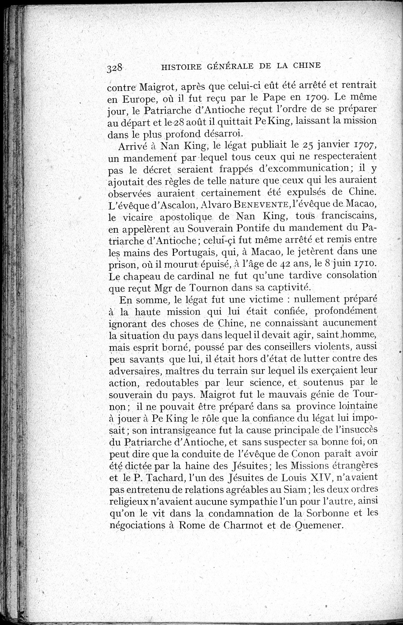 Histoire Générale de la Chine : vol.3 / 330 ページ（白黒高解像度画像）