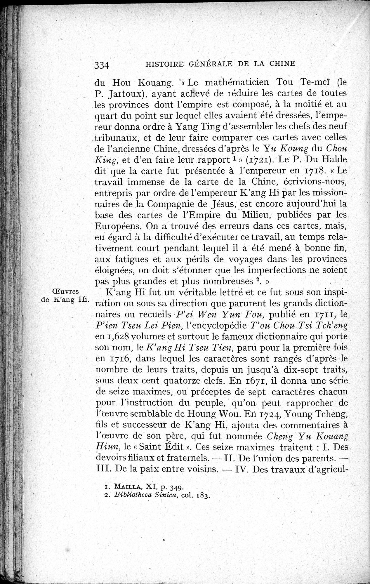 Histoire Générale de la Chine : vol.3 / 336 ページ（白黒高解像度画像）