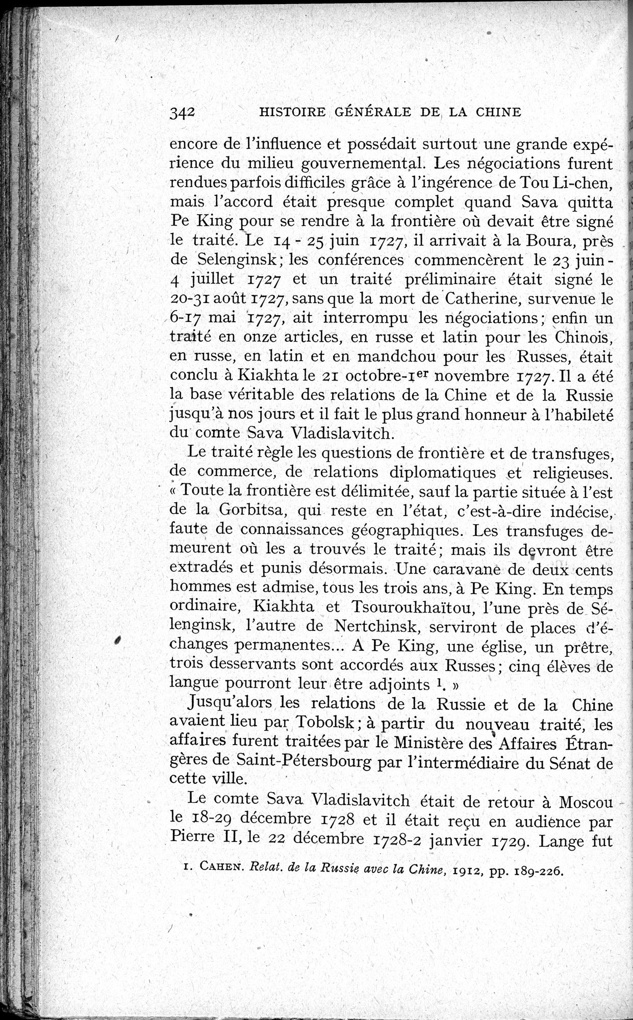 Histoire Générale de la Chine : vol.3 / 344 ページ（白黒高解像度画像）