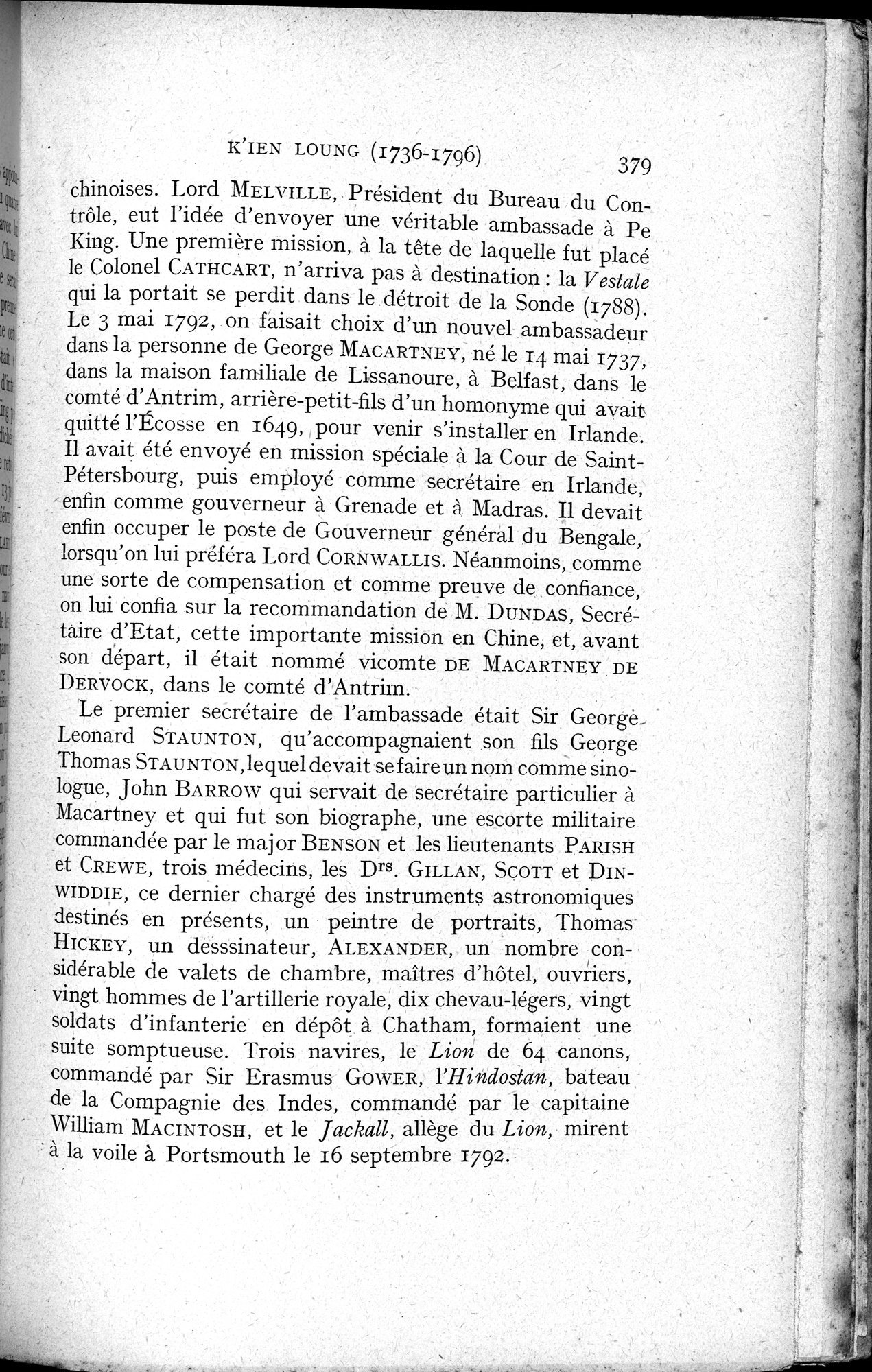 Histoire Générale de la Chine : vol.3 / 381 ページ（白黒高解像度画像）