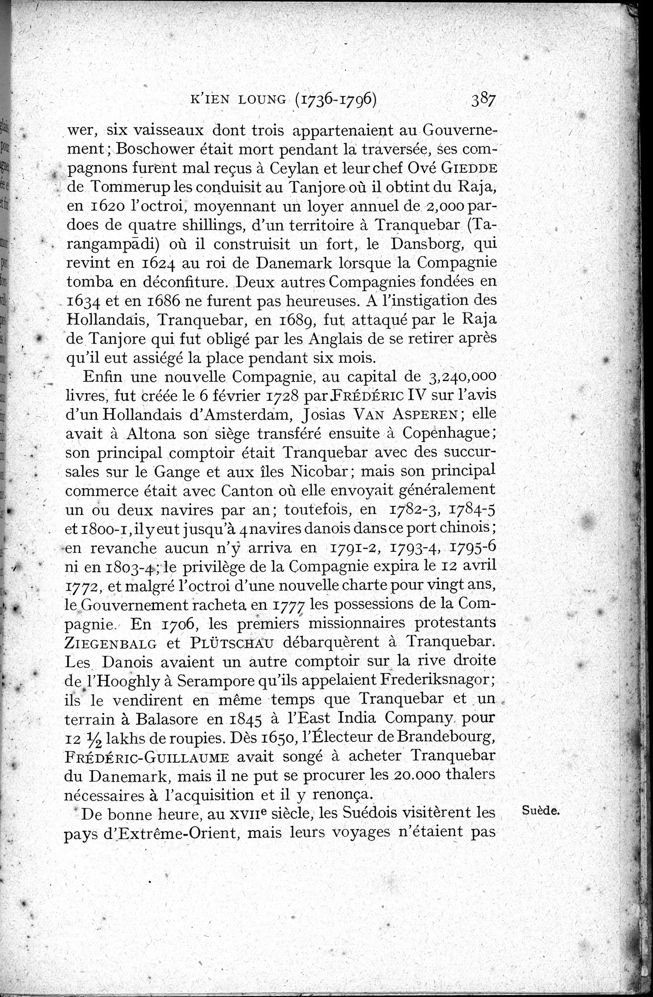 Histoire Générale de la Chine : vol.3 / 389 ページ（白黒高解像度画像）