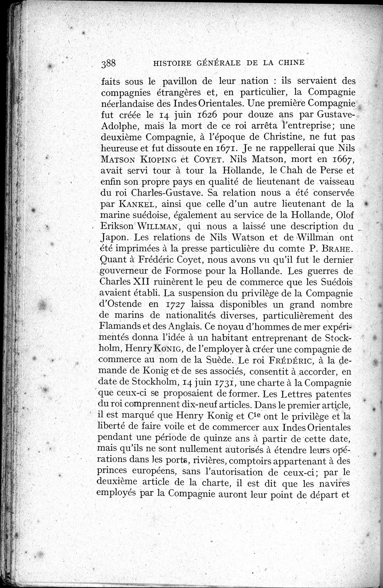Histoire Générale de la Chine : vol.3 / 390 ページ（白黒高解像度画像）