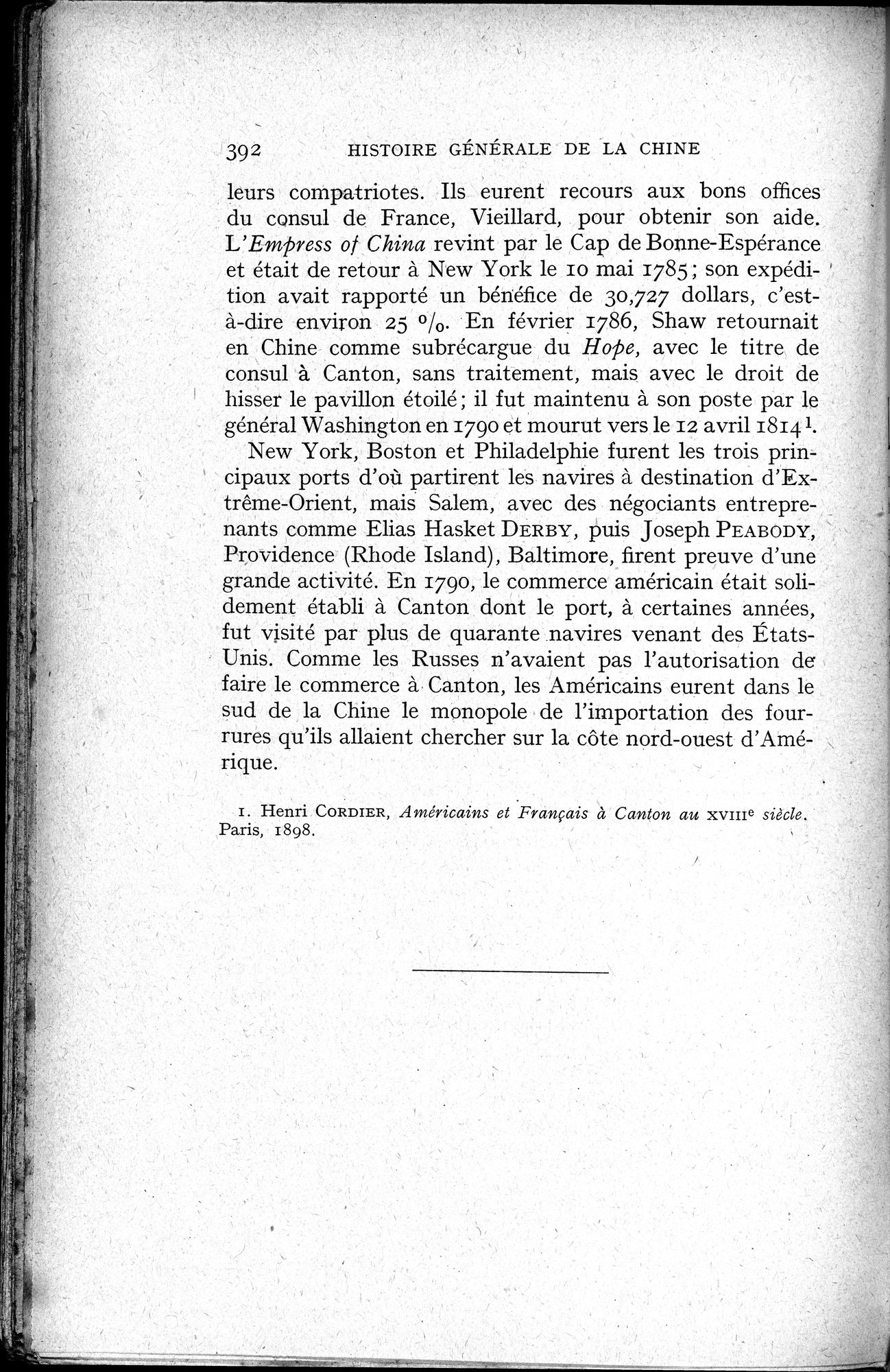 Histoire Générale de la Chine : vol.3 / 394 ページ（白黒高解像度画像）