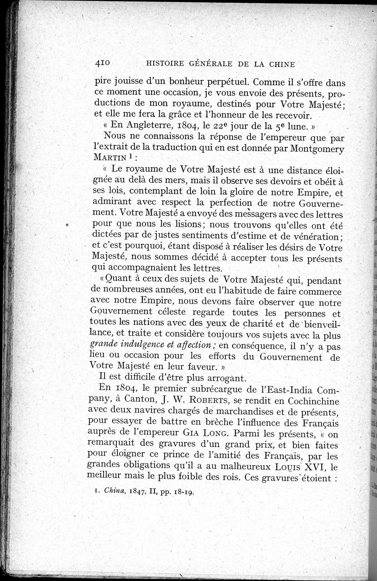 Histoire Générale de la Chine : vol.3 / 412 ページ（白黒高解像度画像）