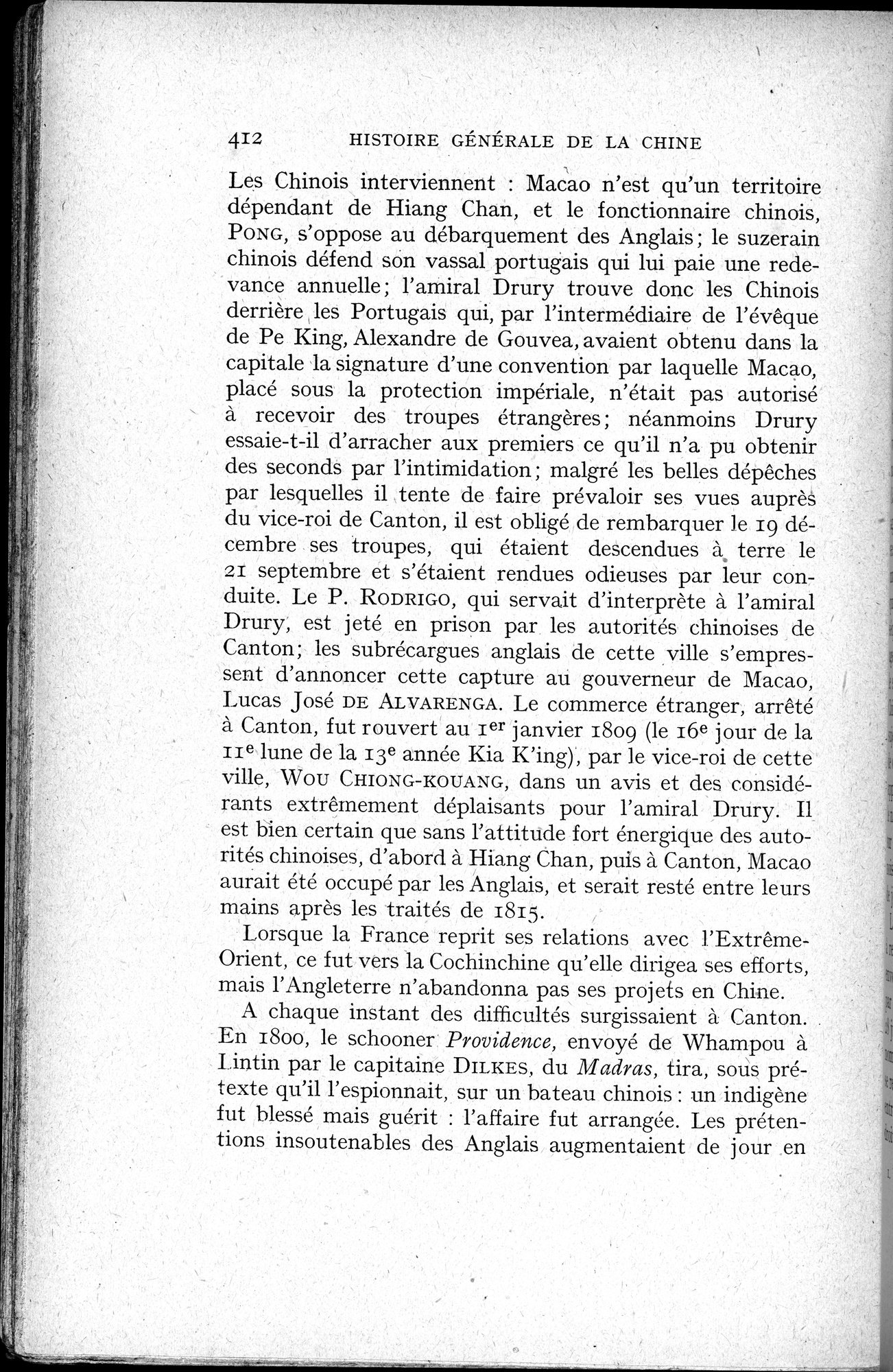 Histoire Générale de la Chine : vol.3 / 414 ページ（白黒高解像度画像）