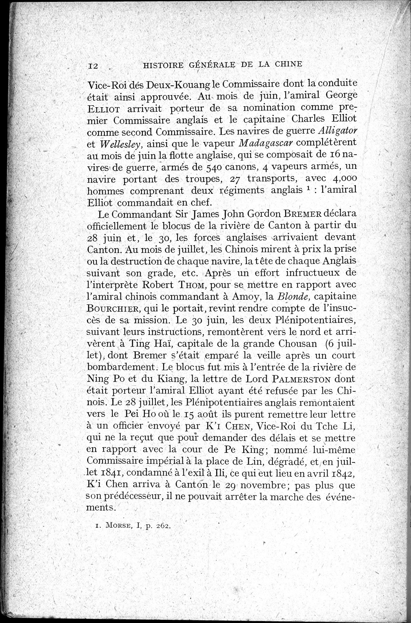 Histoire Générale de la Chine : vol.4 / 14 ページ（白黒高解像度画像）