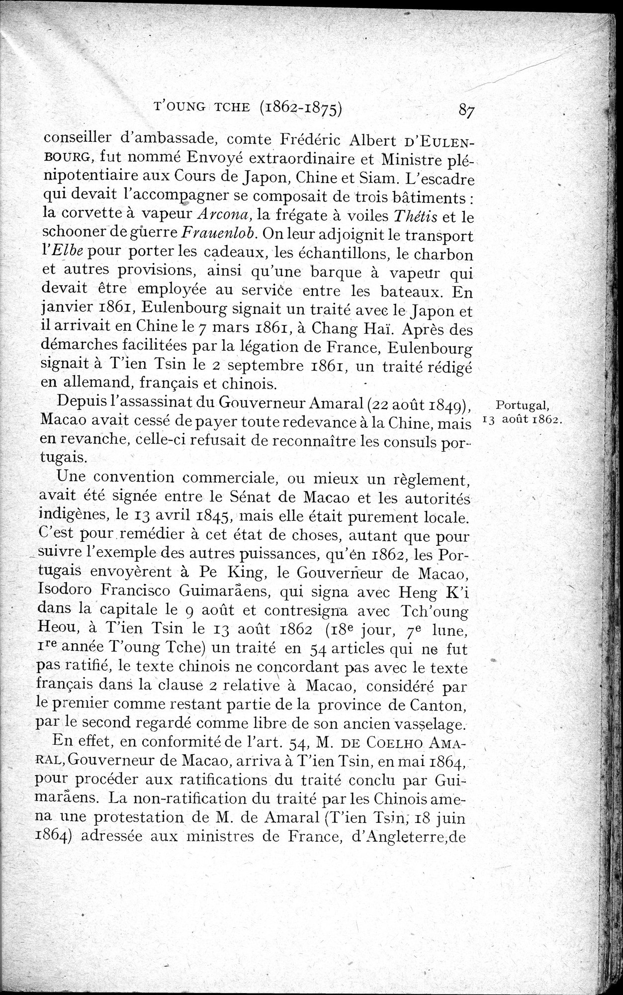 Histoire Générale de la Chine : vol.4 / 89 ページ（白黒高解像度画像）