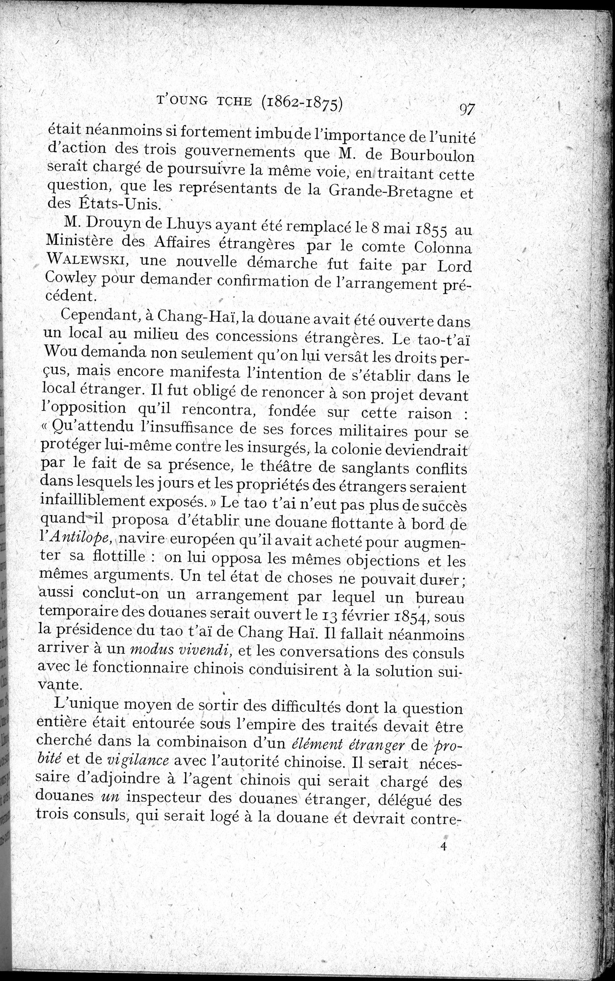 Histoire Générale de la Chine : vol.4 / 99 ページ（白黒高解像度画像）