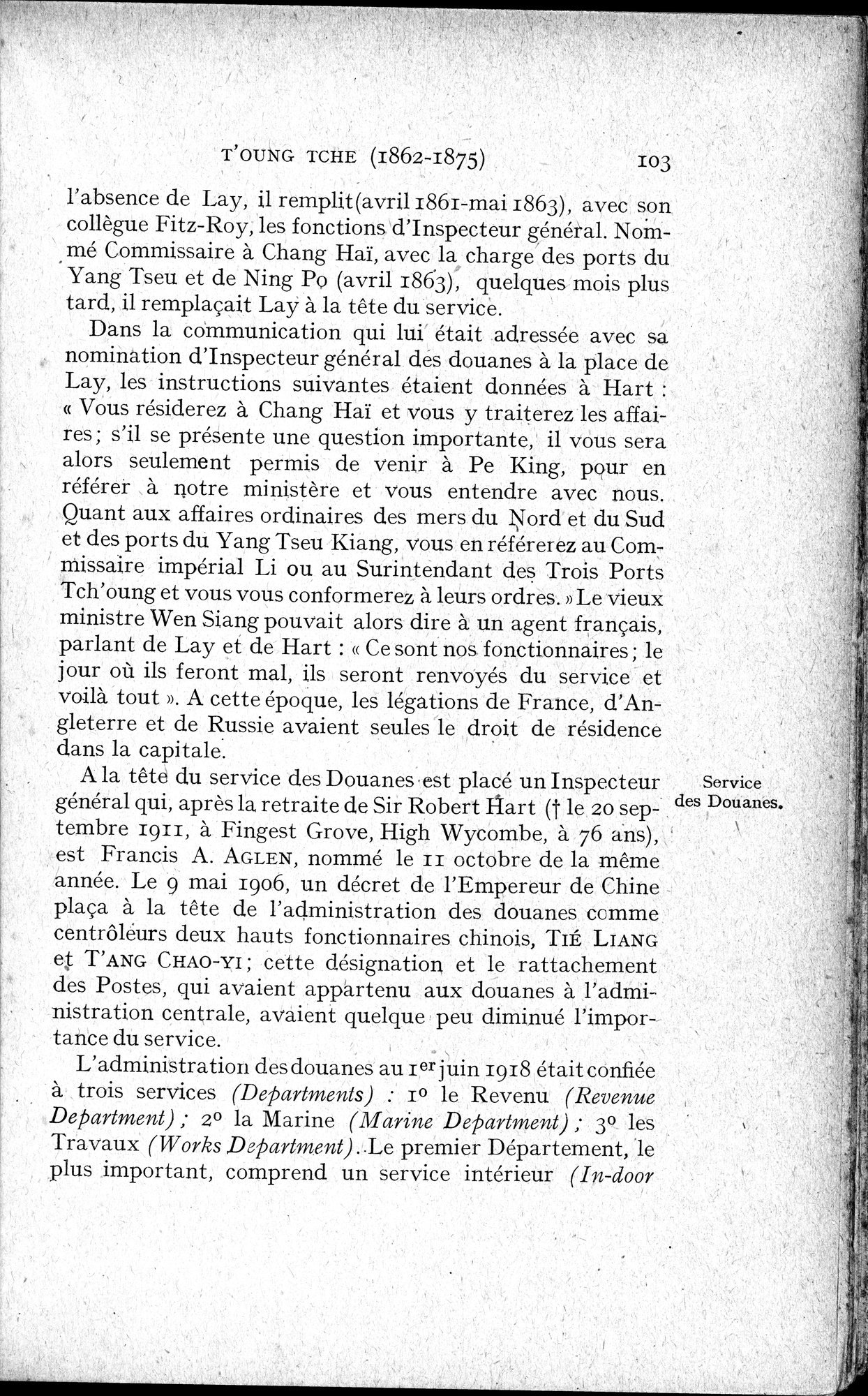 Histoire Générale de la Chine : vol.4 / 105 ページ（白黒高解像度画像）