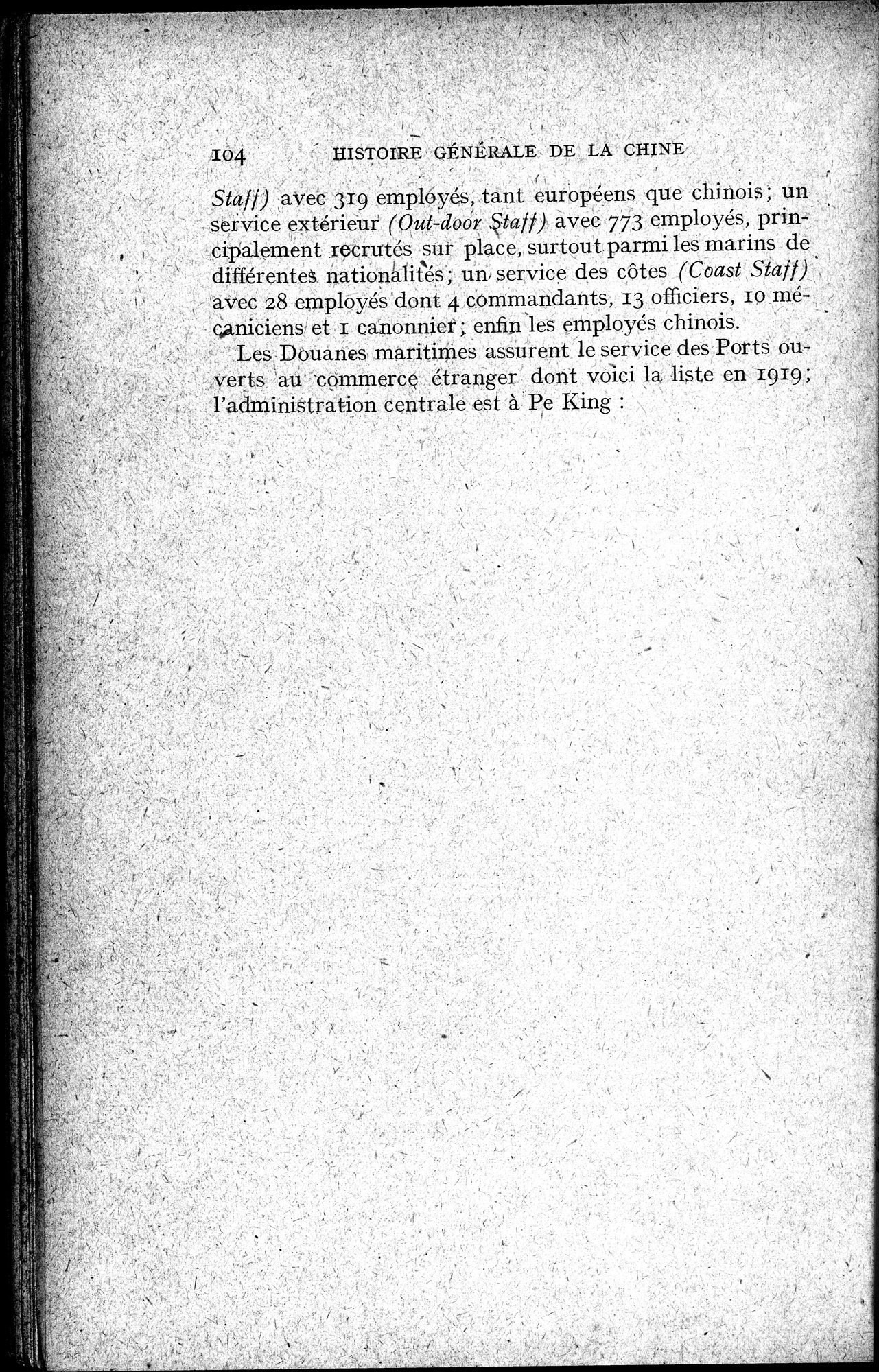 Histoire Générale de la Chine : vol.4 / 106 ページ（白黒高解像度画像）