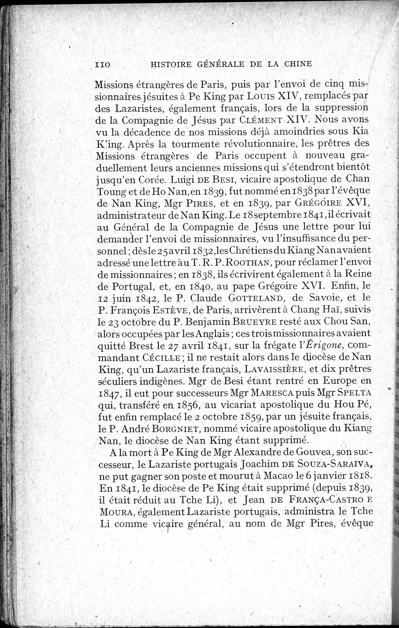 Histoire Générale de la Chine : vol.4 / 112 ページ（白黒高解像度画像）