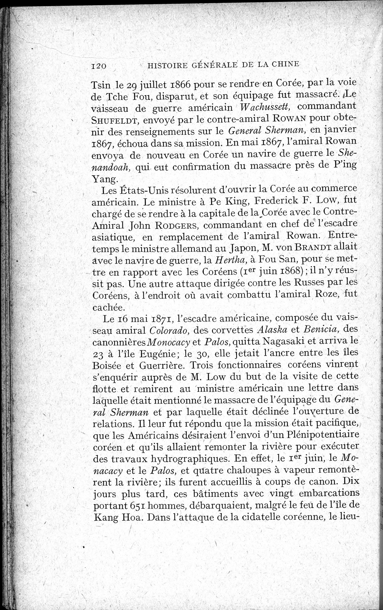 Histoire Générale de la Chine : vol.4 / 122 ページ（白黒高解像度画像）