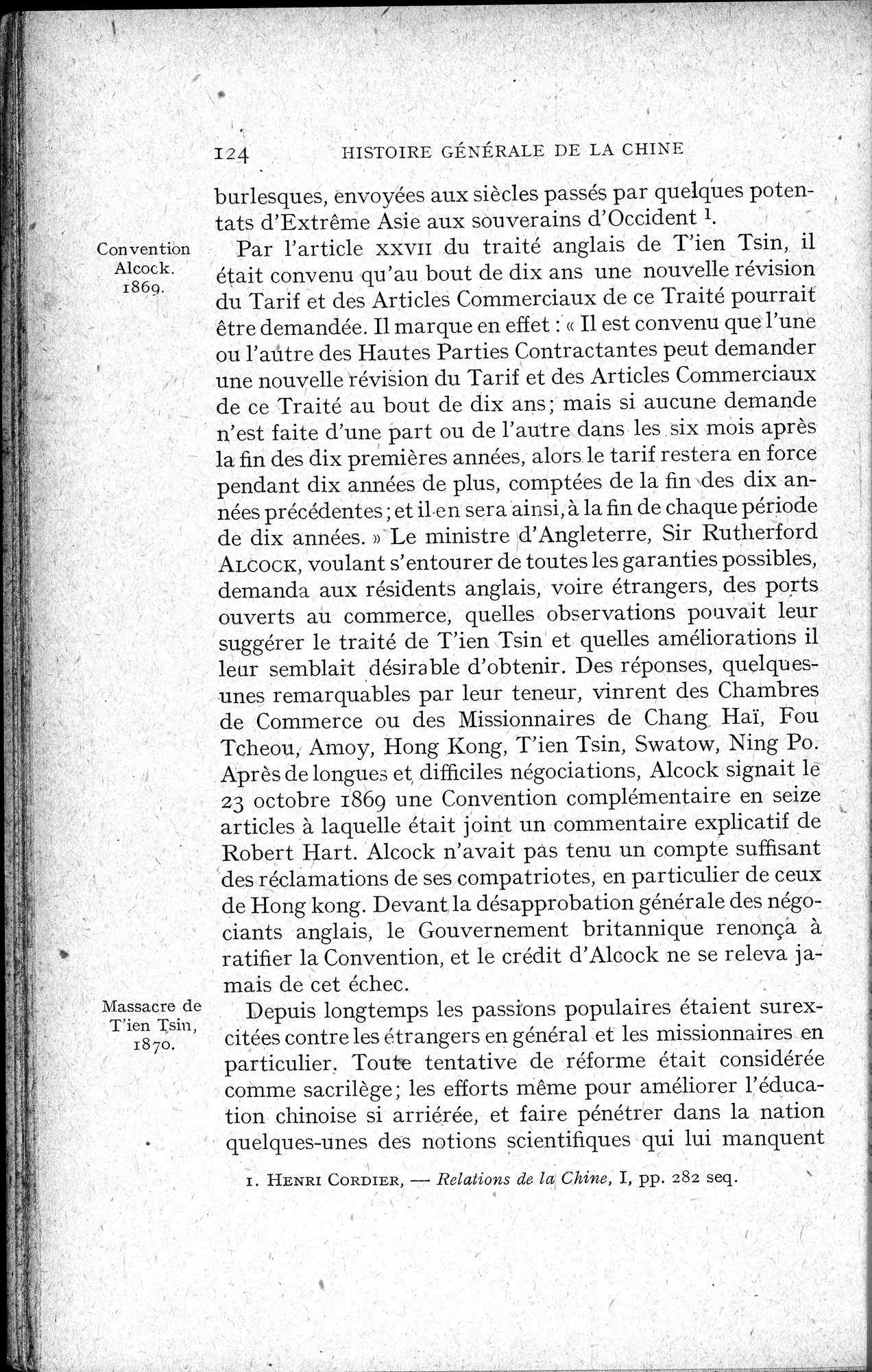 Histoire Générale de la Chine : vol.4 / 126 ページ（白黒高解像度画像）