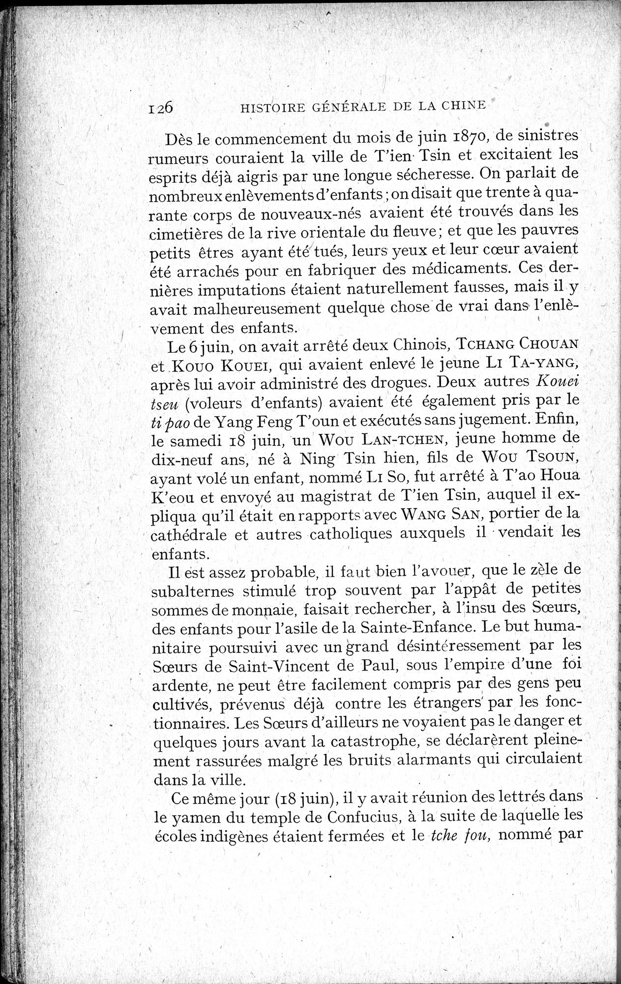 Histoire Générale de la Chine : vol.4 / 128 ページ（白黒高解像度画像）