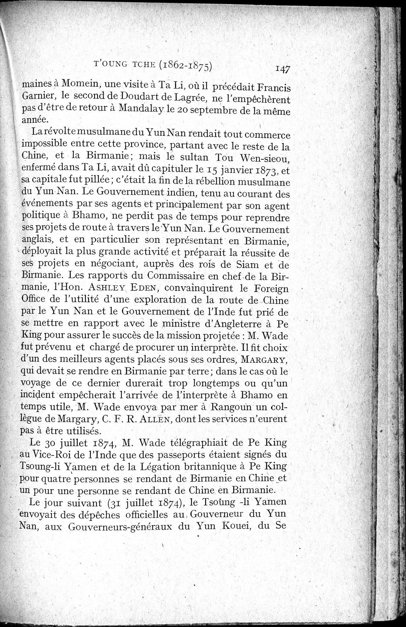 Histoire Générale de la Chine : vol.4 / 149 ページ（白黒高解像度画像）