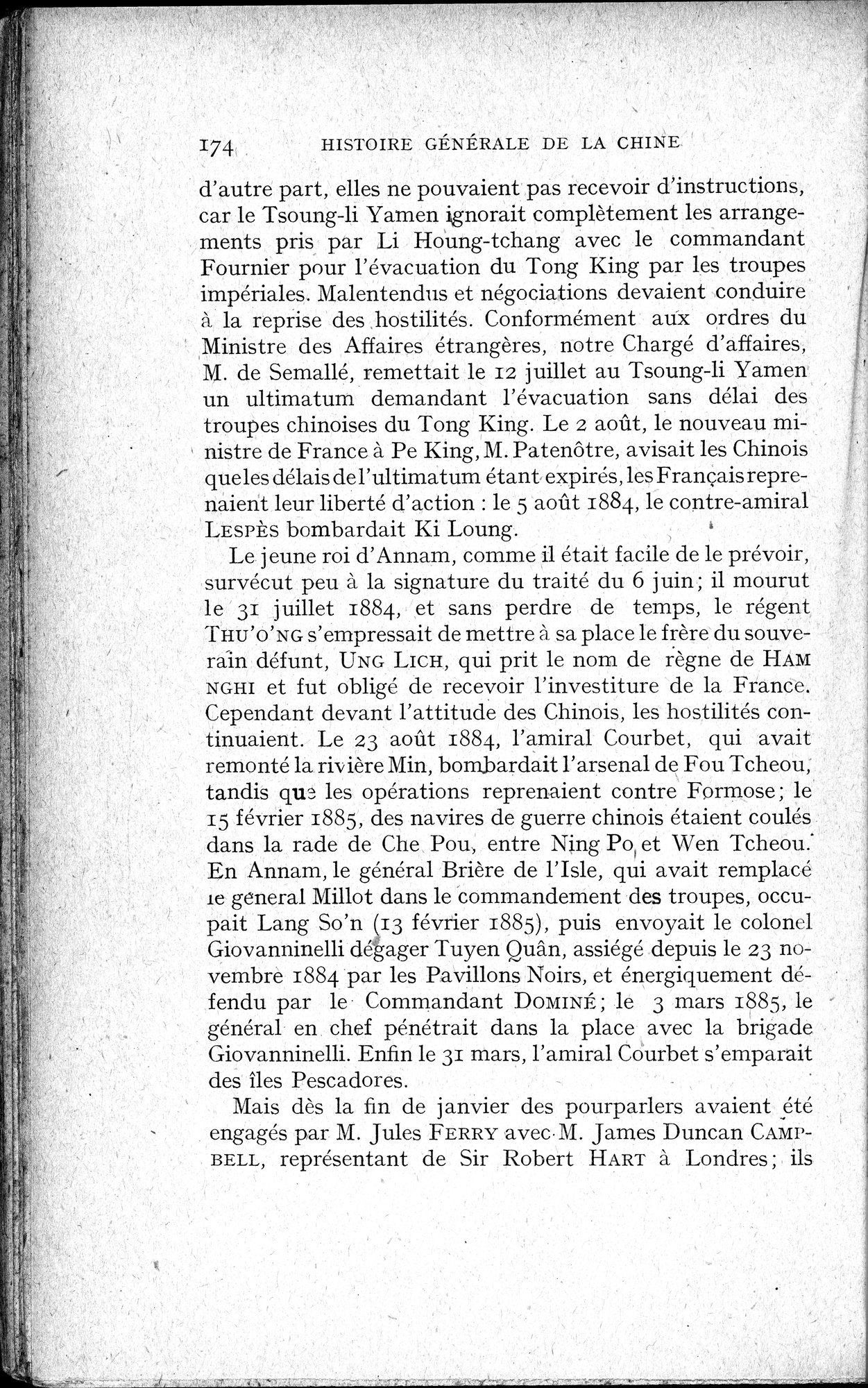 Histoire Générale de la Chine : vol.4 / 176 ページ（白黒高解像度画像）