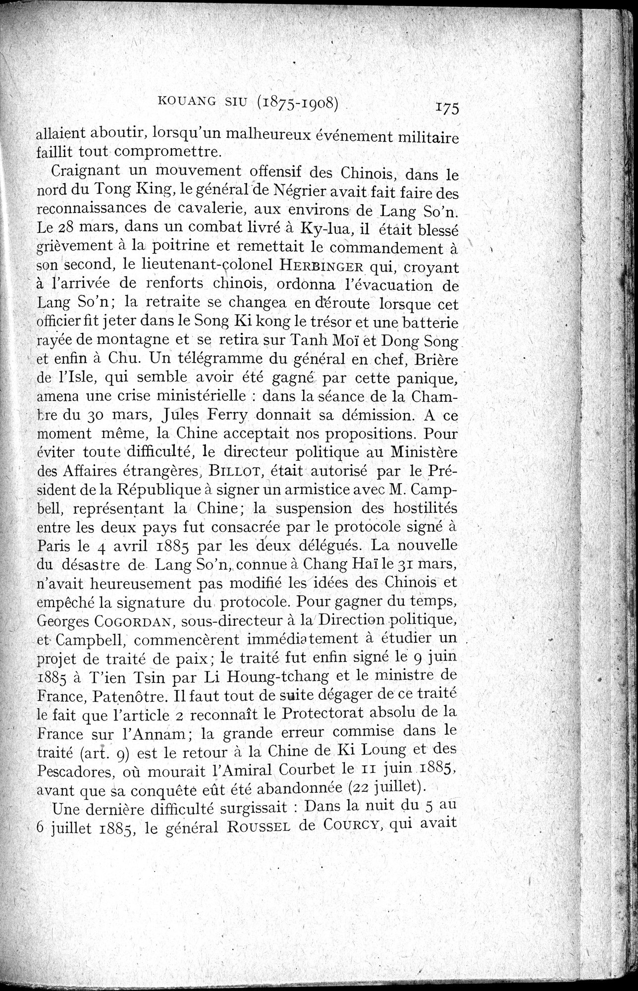 Histoire Générale de la Chine : vol.4 / 177 ページ（白黒高解像度画像）