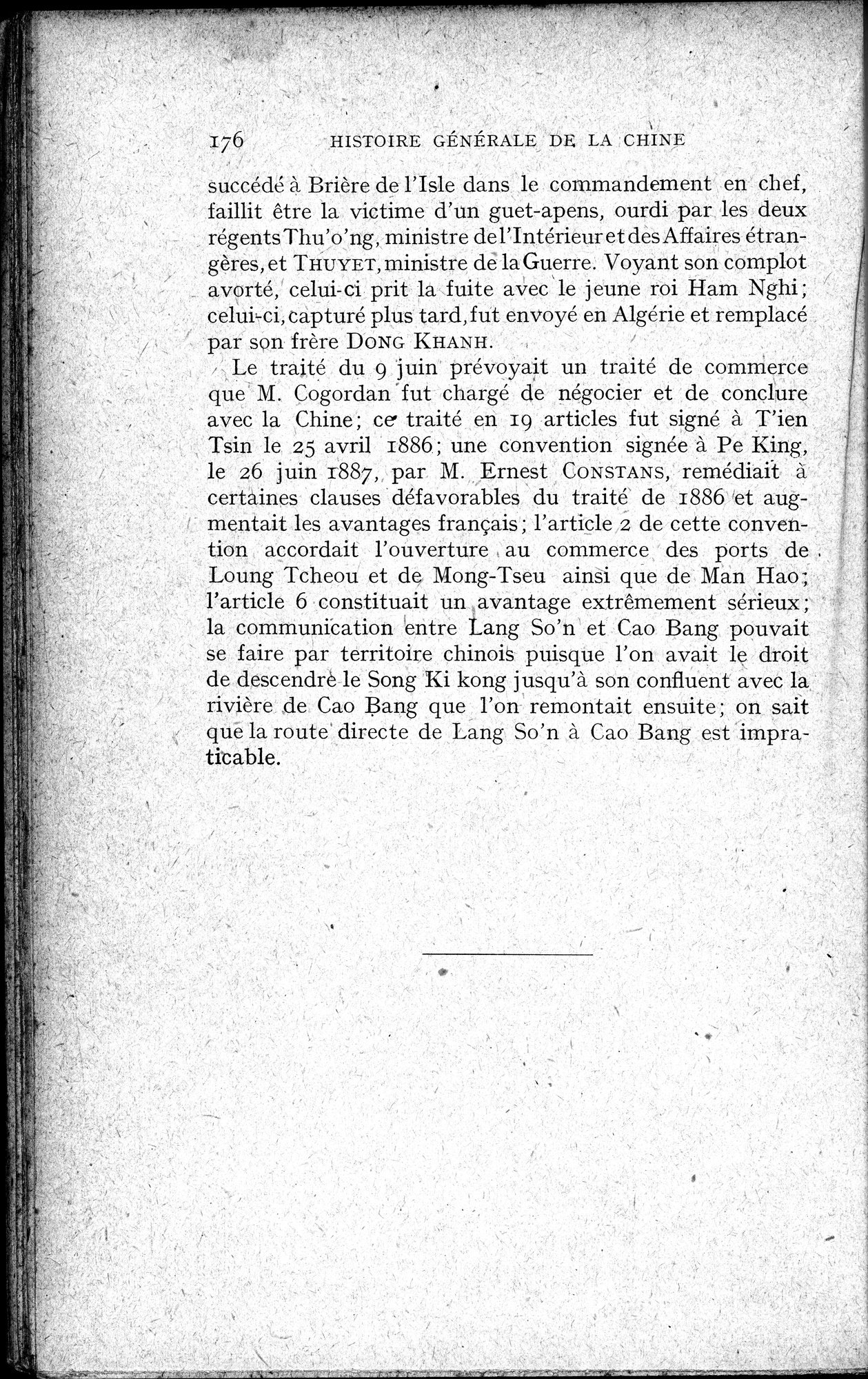 Histoire Générale de la Chine : vol.4 / 178 ページ（白黒高解像度画像）