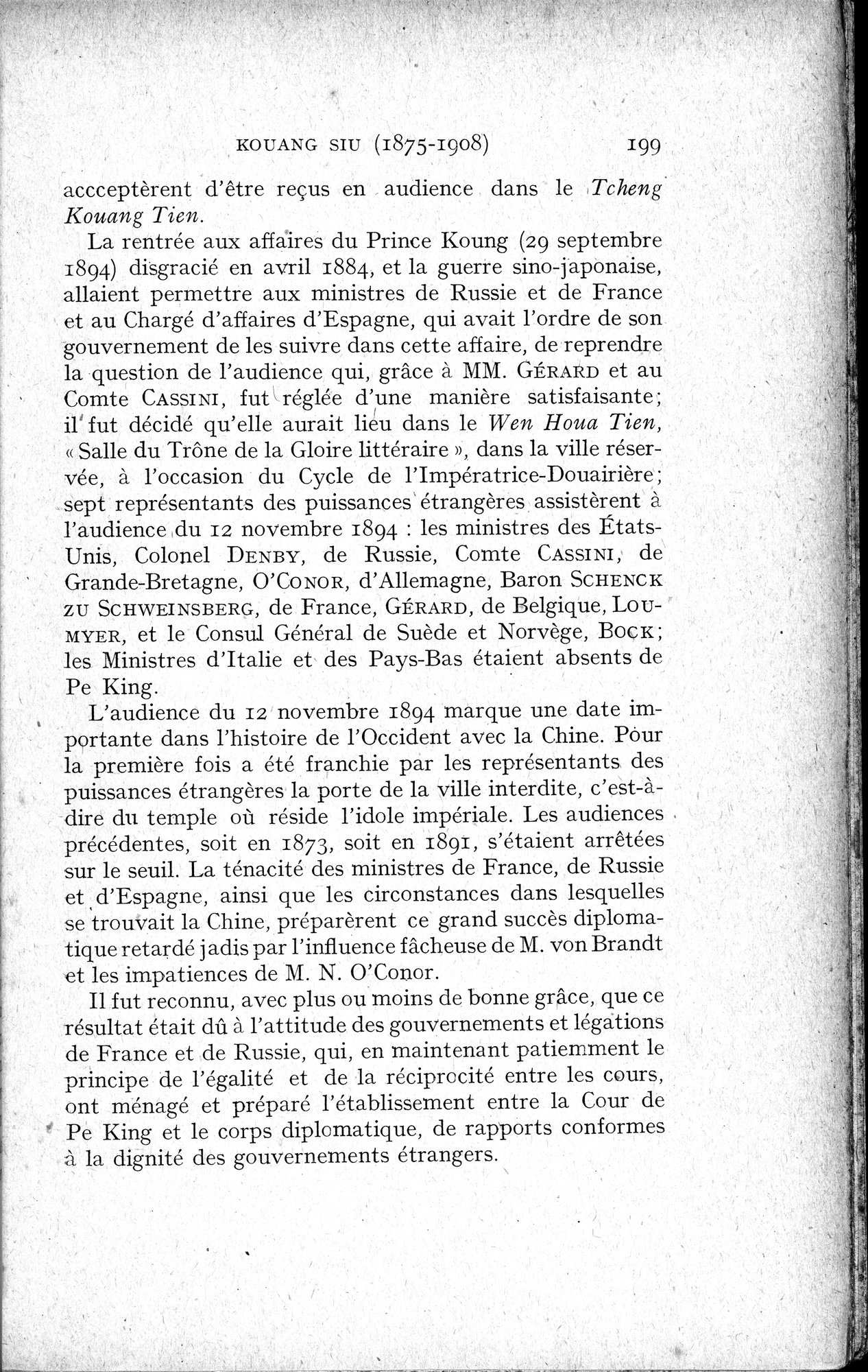 Histoire Générale de la Chine : vol.4 / 201 ページ（白黒高解像度画像）