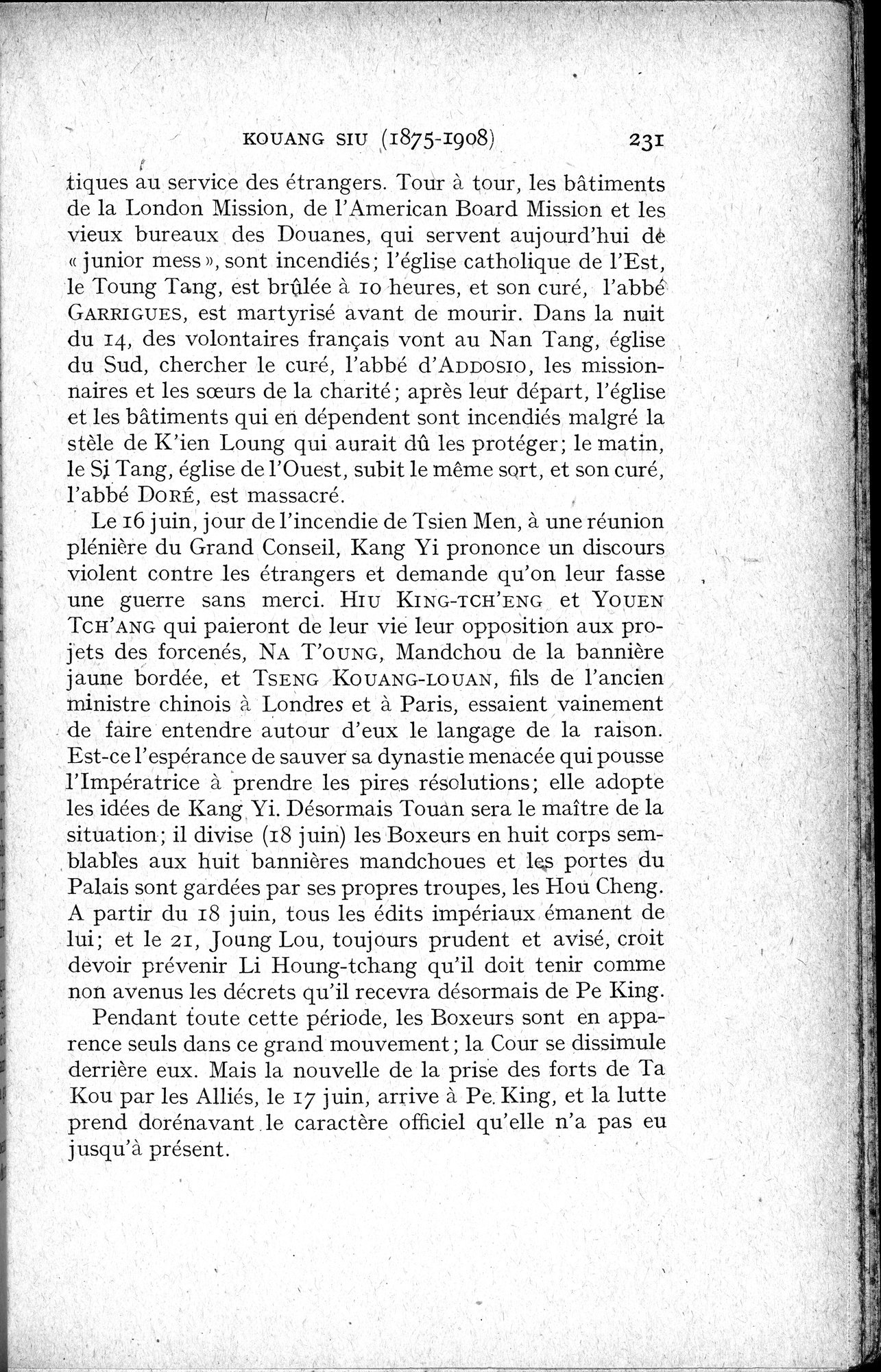 Histoire Générale de la Chine : vol.4 / 233 ページ（白黒高解像度画像）