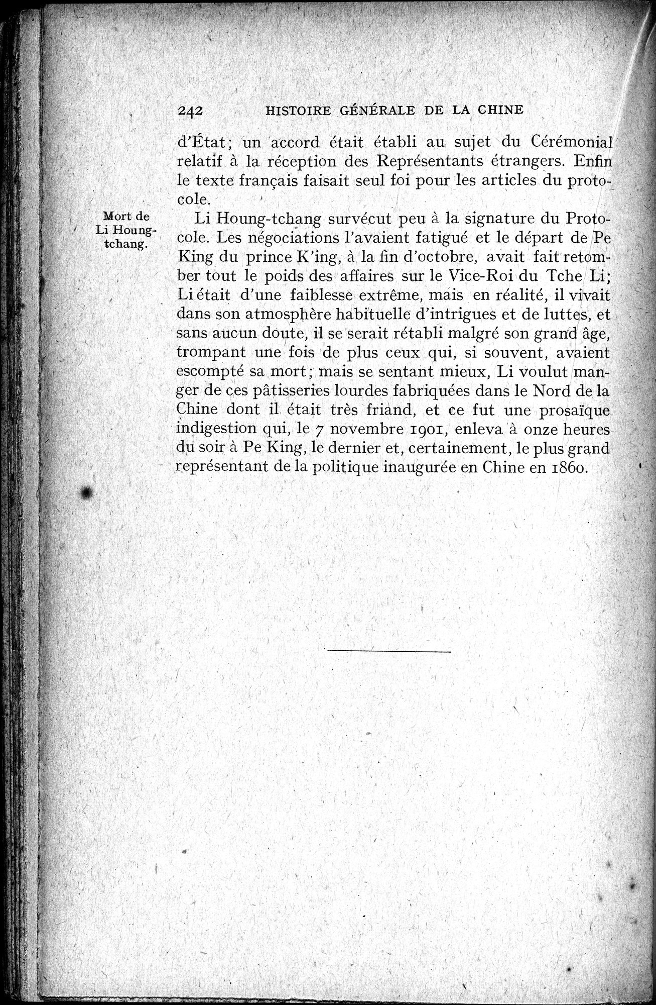 Histoire Générale de la Chine : vol.4 / 244 ページ（白黒高解像度画像）