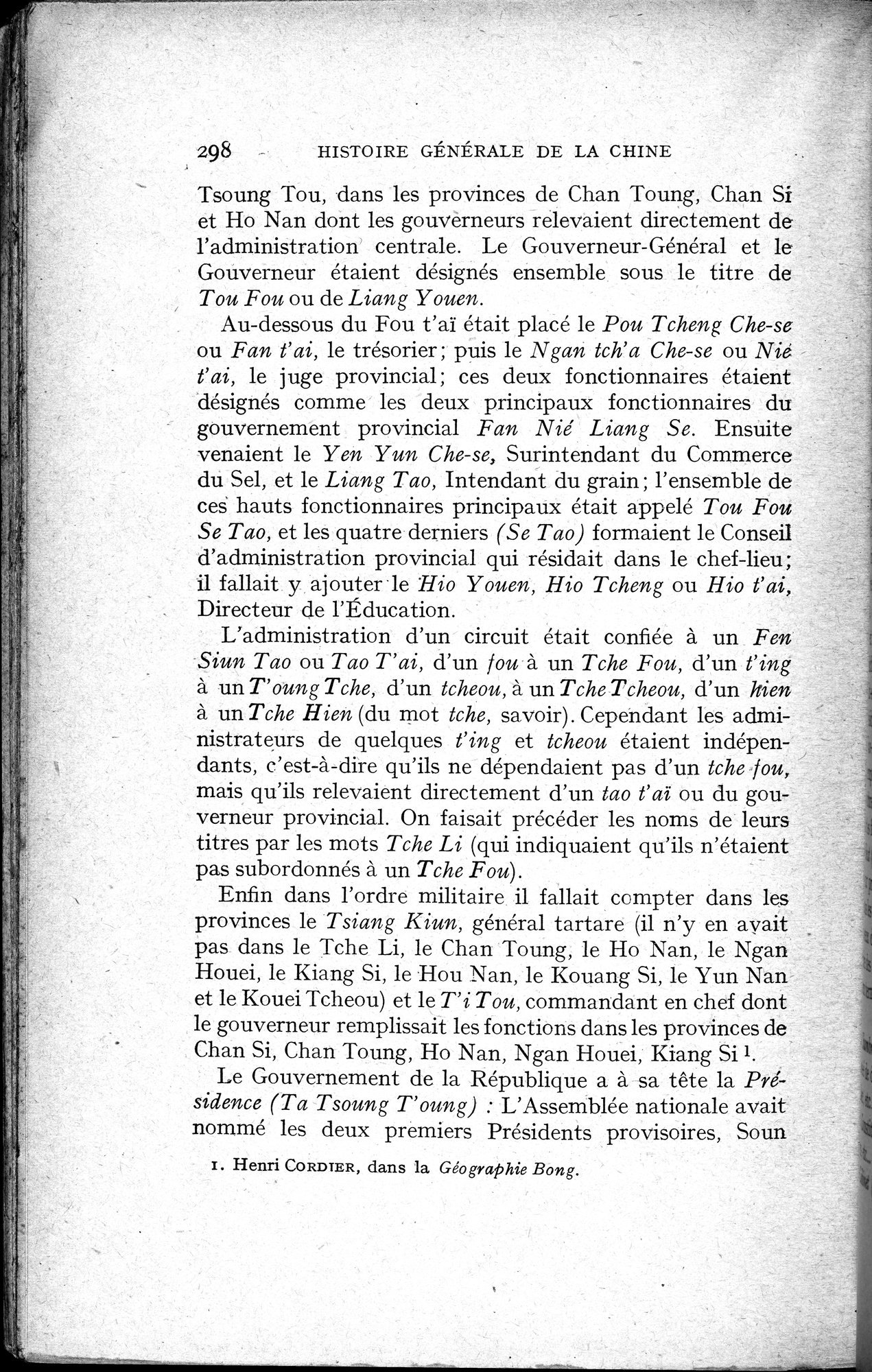 Histoire Générale de la Chine : vol.4 / Page 300 (Grayscale High Resolution Image)