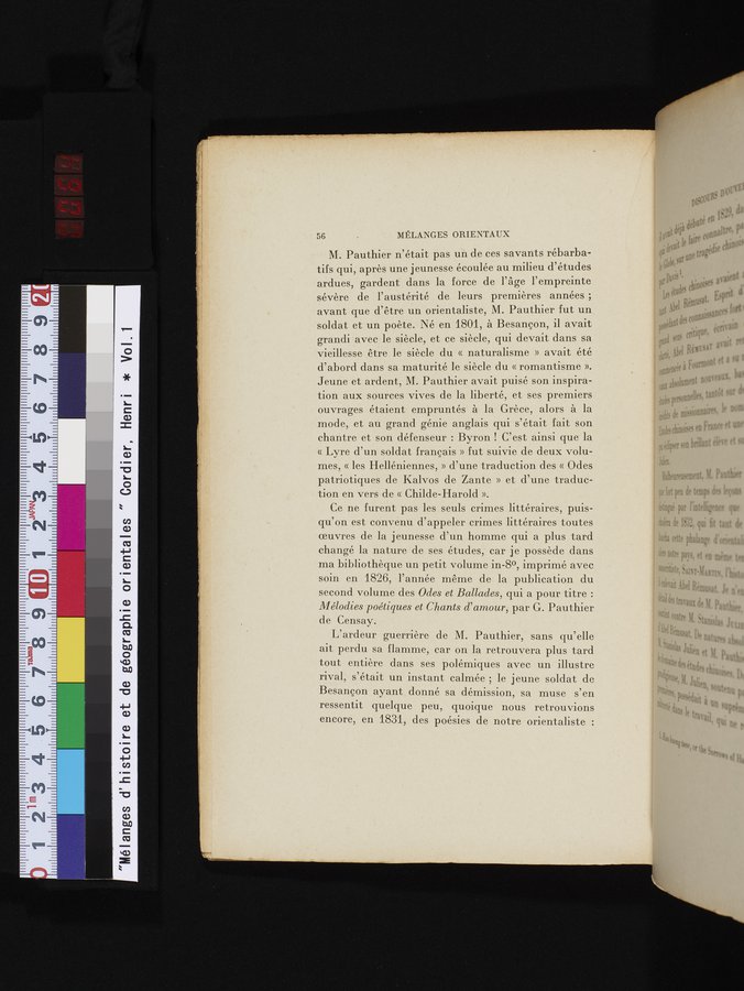 Mélanges d'Histoire et de Géographie Orientales : vol.1 / 64 ページ（カラー画像）