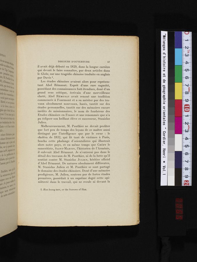 Mélanges d'Histoire et de Géographie Orientales : vol.1 / 65 ページ（カラー画像）
