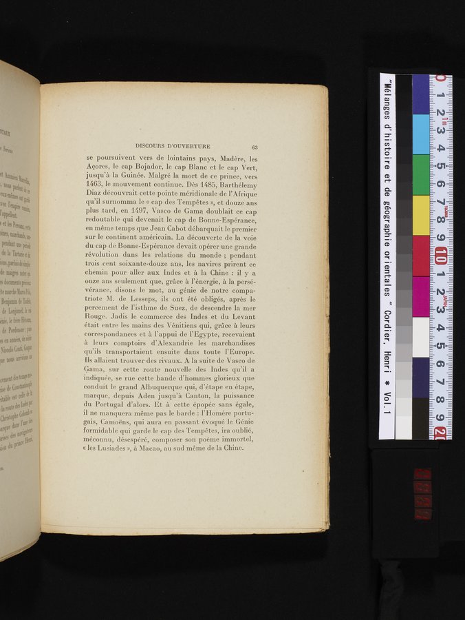 Mélanges d'Histoire et de Géographie Orientales : vol.1 / 71 ページ（カラー画像）