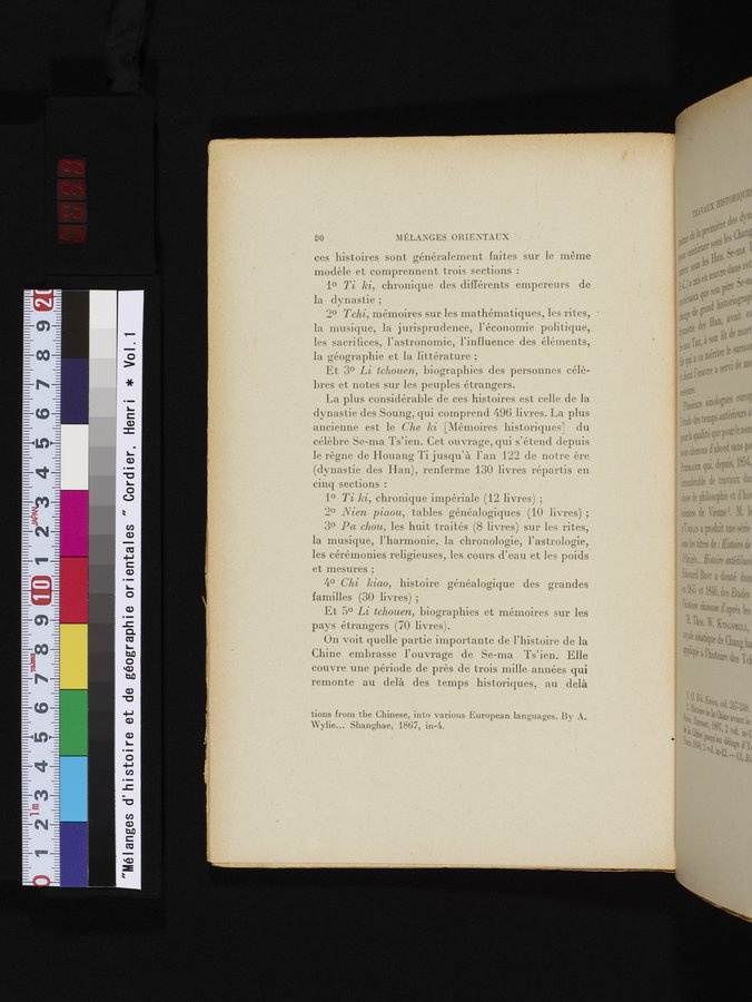 Mélanges d'Histoire et de Géographie Orientales : vol.1 / 98 ページ（カラー画像）