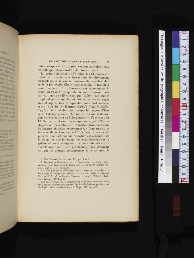 Mélanges d'Histoire et de Géographie Orientales : vol.1 / 101 ページ（カラー画像）