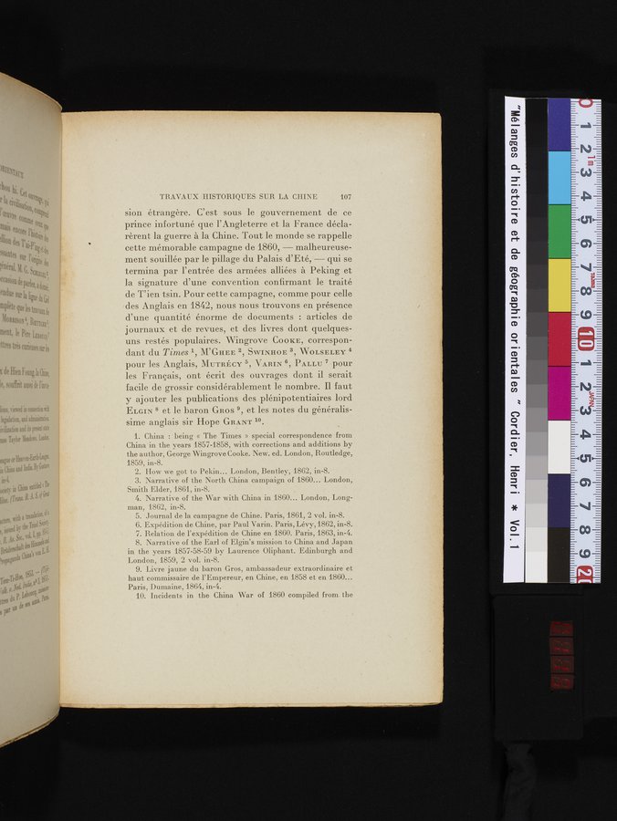 Mélanges d'Histoire et de Géographie Orientales : vol.1 / 115 ページ（カラー画像）