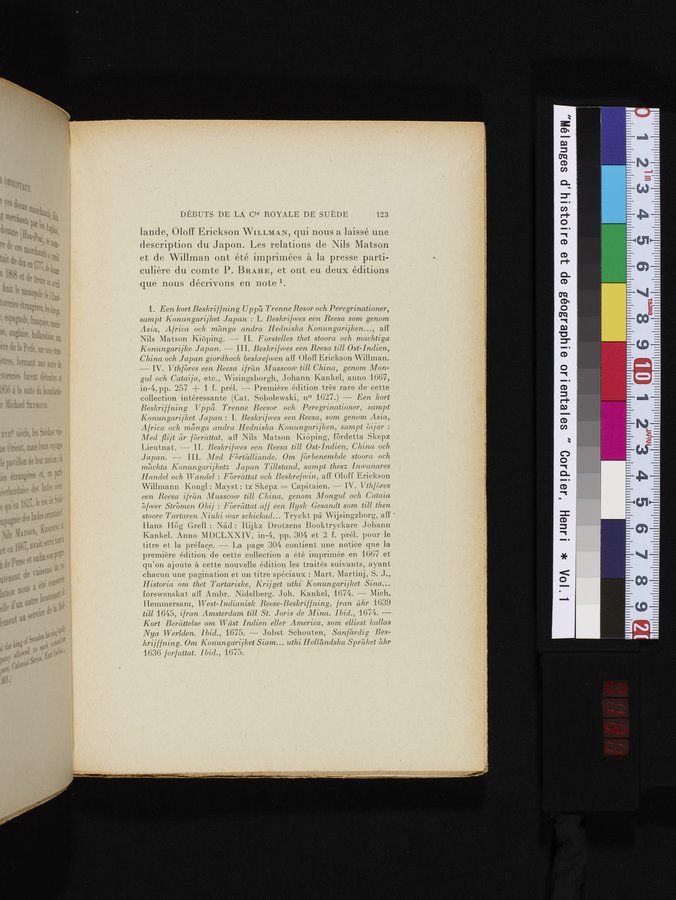 Mélanges d'Histoire et de Géographie Orientales : vol.1 / 131 ページ（カラー画像）