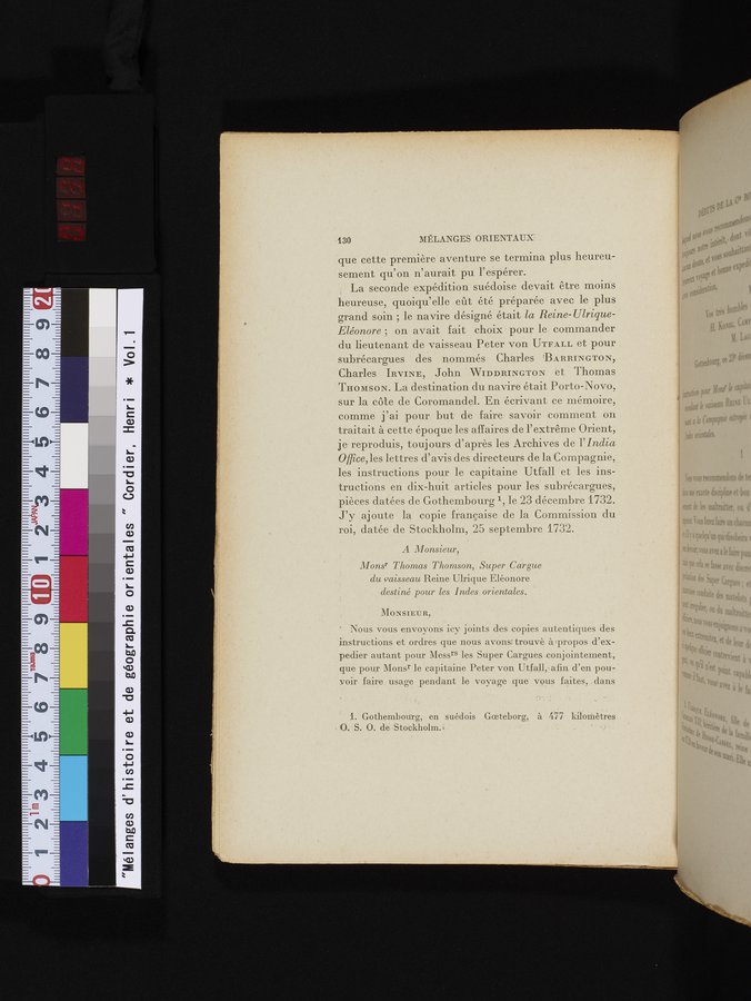 Mélanges d'Histoire et de Géographie Orientales : vol.1 / 138 ページ（カラー画像）