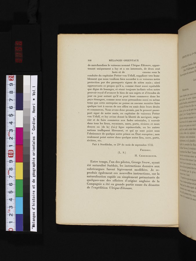 Mélanges d'Histoire et de Géographie Orientales : vol.1 / 156 ページ（カラー画像）