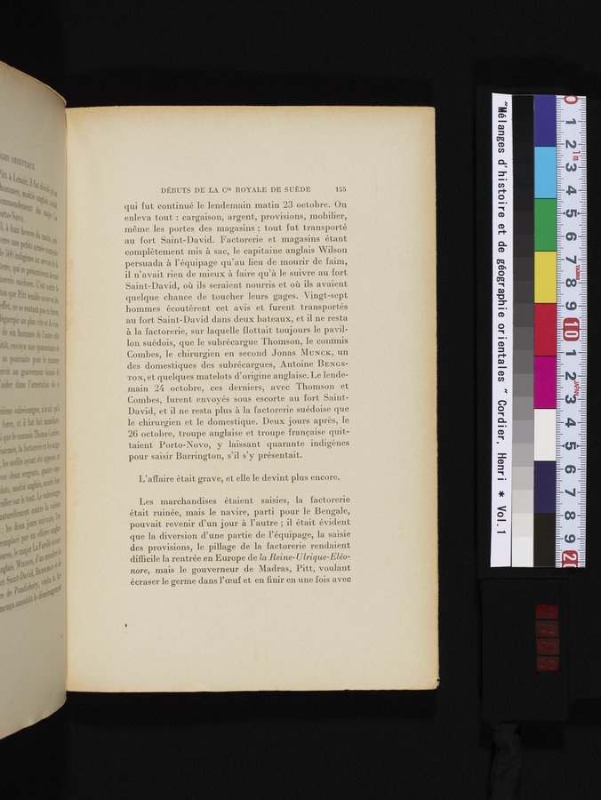 Mélanges d'Histoire et de Géographie Orientales : vol.1 / Page 163 (Color Image)