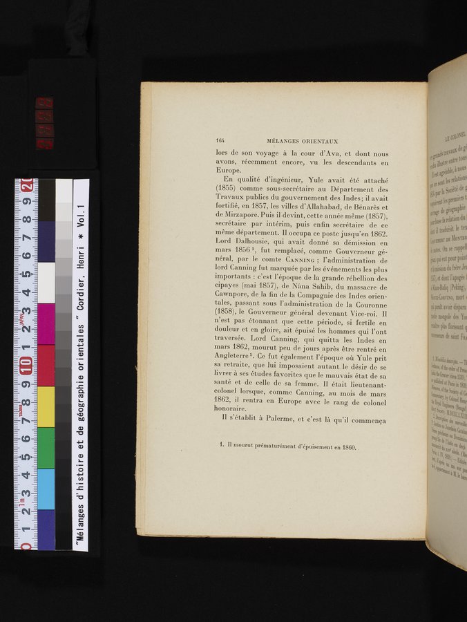 Mélanges d'Histoire et de Géographie Orientales : vol.1 / 172 ページ（カラー画像）