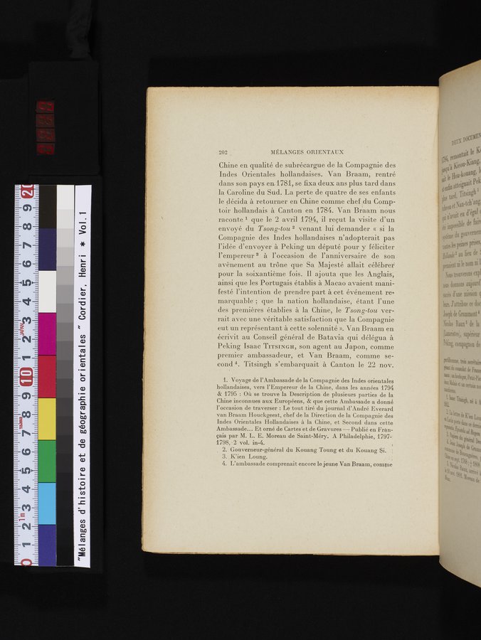Mélanges d'Histoire et de Géographie Orientales : vol.1 / 210 ページ（カラー画像）