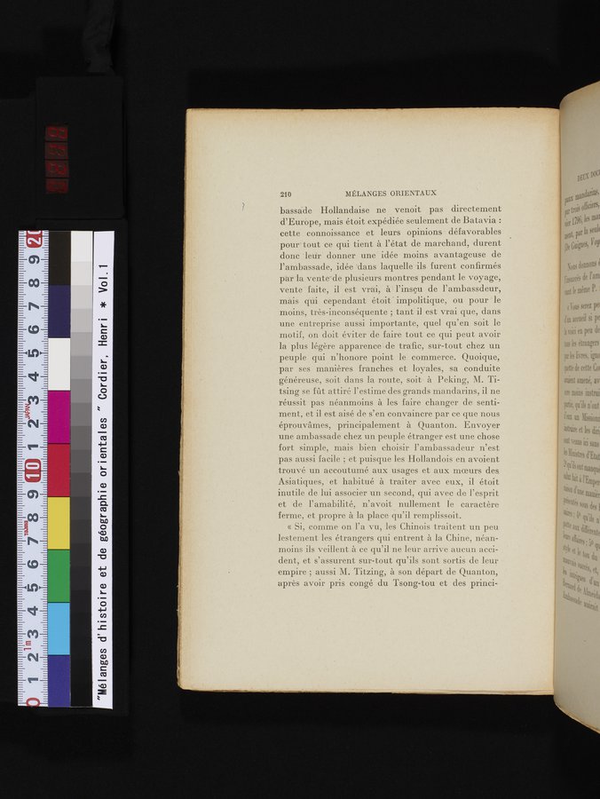 Mélanges d'Histoire et de Géographie Orientales : vol.1 / 218 ページ（カラー画像）