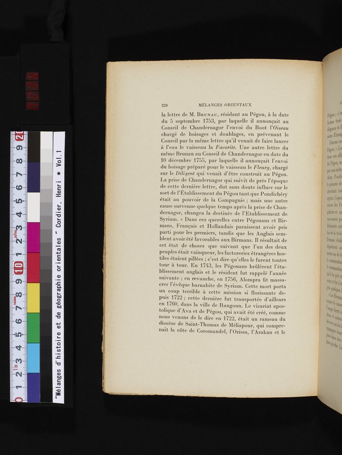 Mélanges d'Histoire et de Géographie Orientales : vol.1 / 236 ページ（カラー画像）