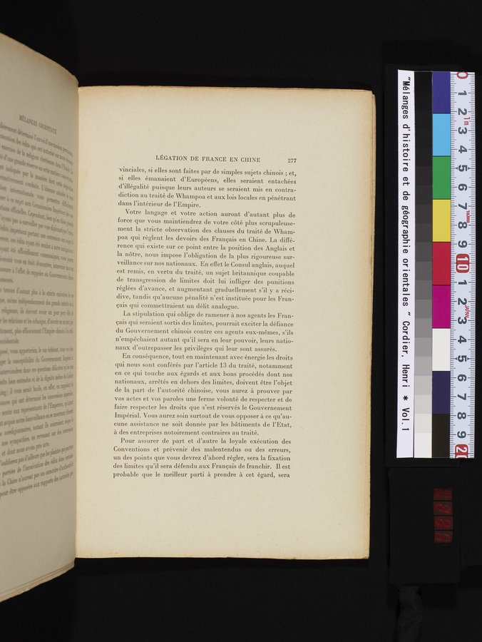 Mélanges d'Histoire et de Géographie Orientales : vol.1 / 285 ページ（カラー画像）