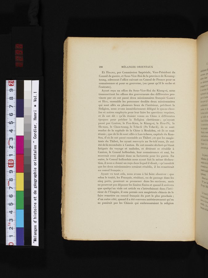 Mélanges d'Histoire et de Géographie Orientales : vol.1 / 298 ページ（カラー画像）