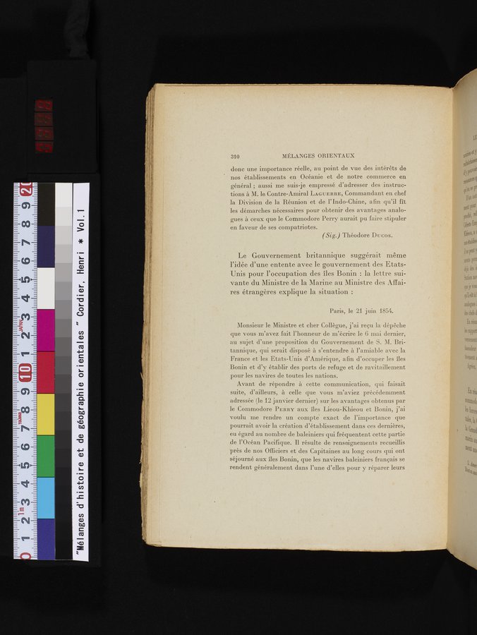 Mélanges d'Histoire et de Géographie Orientales : vol.1 / 318 ページ（カラー画像）
