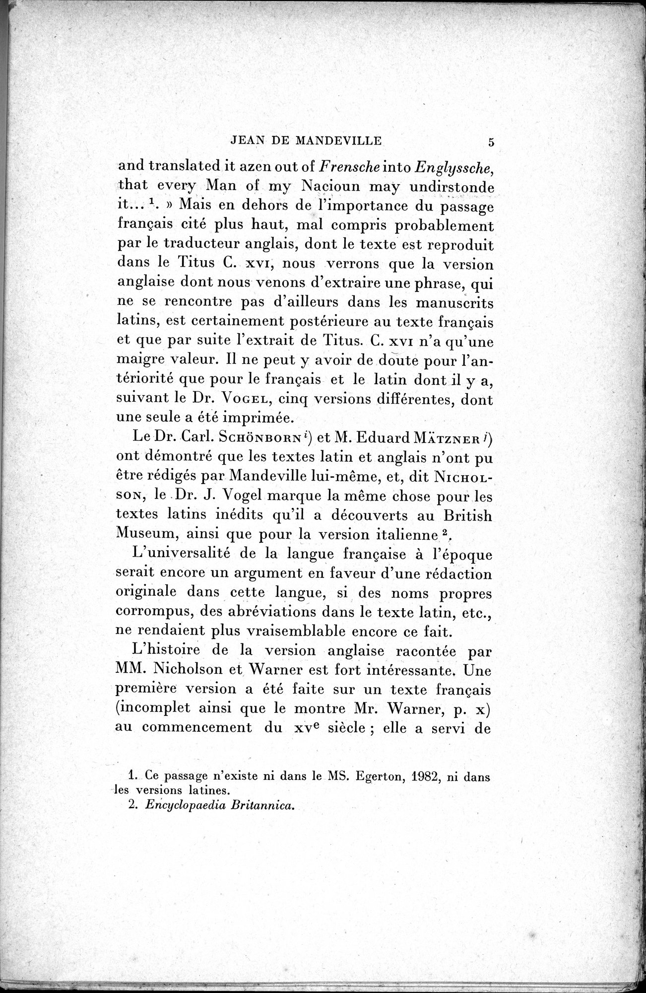 Mélanges d'Histoire et de Géographie Orientales : vol.1 / Page 13 (Grayscale High Resolution Image)