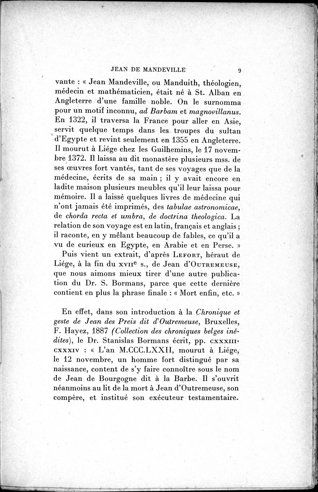 Mélanges d'Histoire et de Géographie Orientales : vol.1 / 17 ページ（白黒高解像度画像）