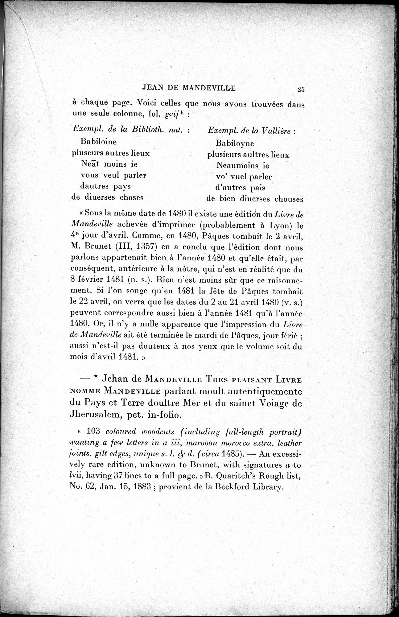 Mélanges d'Histoire et de Géographie Orientales : vol.1 / 33 ページ（白黒高解像度画像）