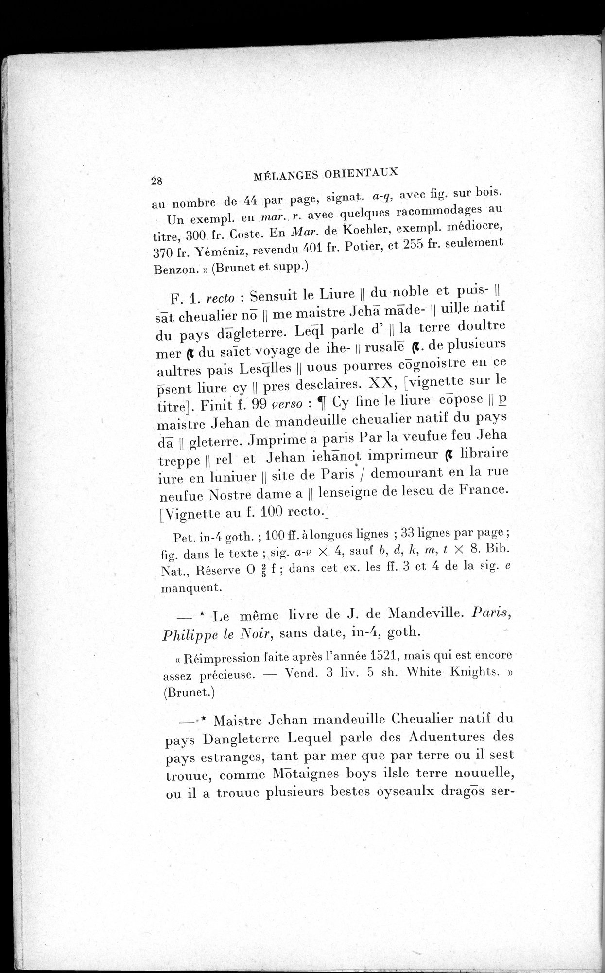 Mélanges d'Histoire et de Géographie Orientales : vol.1 / 36 ページ（白黒高解像度画像）